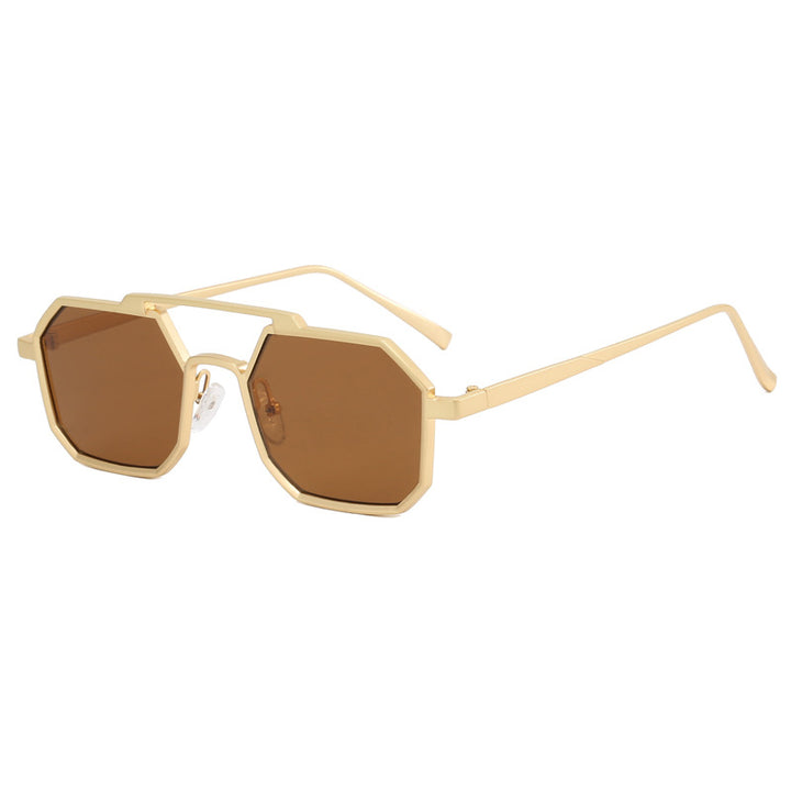 Damen stilvolle Sonnenbrille im eleganten Achtkant-Design Karnz