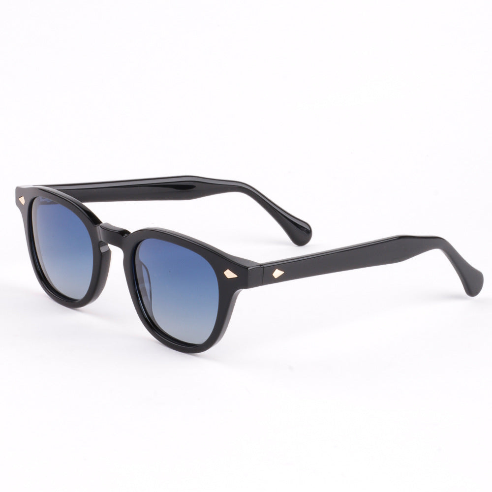 Damen Sonnenbrille mit exklusivem Geometrie-Rahmen und Polarisierten Gläsern Karnz