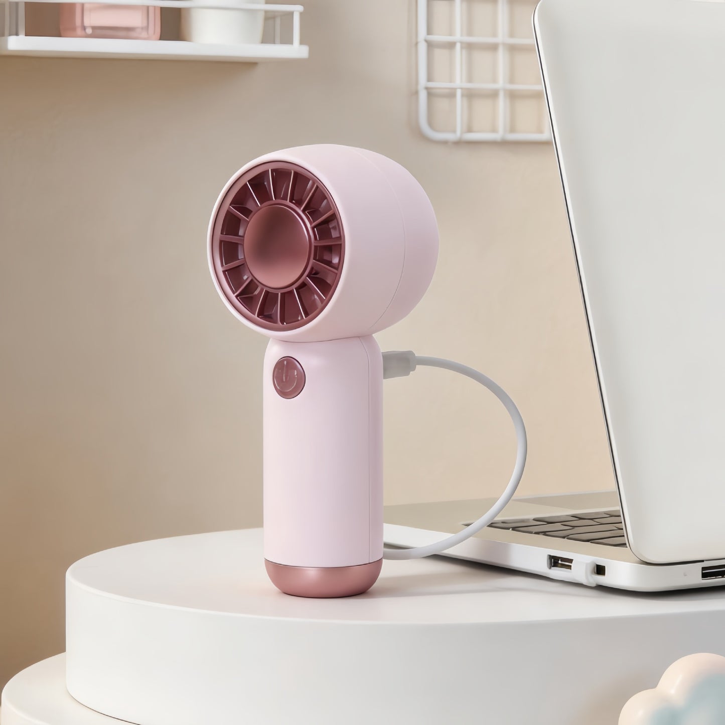 Damen Tragbarer Handventilator mit USB-Ladefunktion Karnz