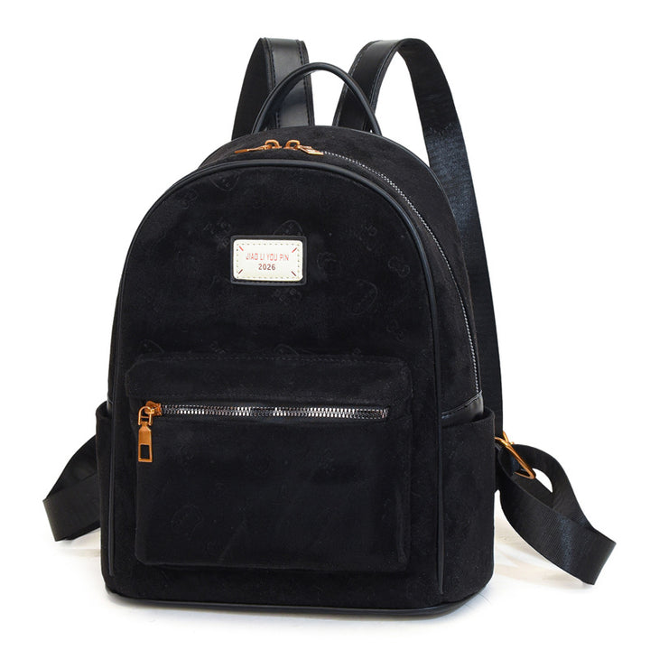 Weiches Wildleder-Reiserucksack