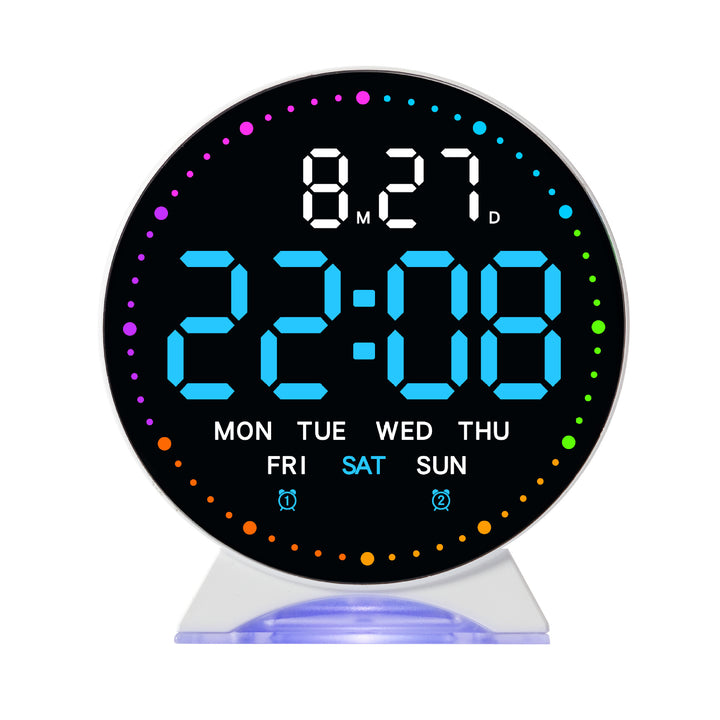 Digitaler Wecker mit Großer Led-Anzeige und Multifunktionalem Display Karnz