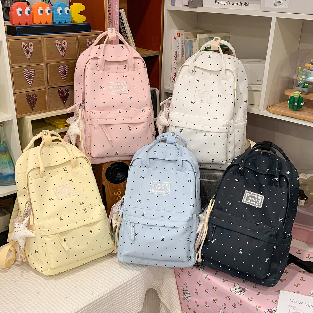 Stylischer gepunkteter Rucksack Karnz