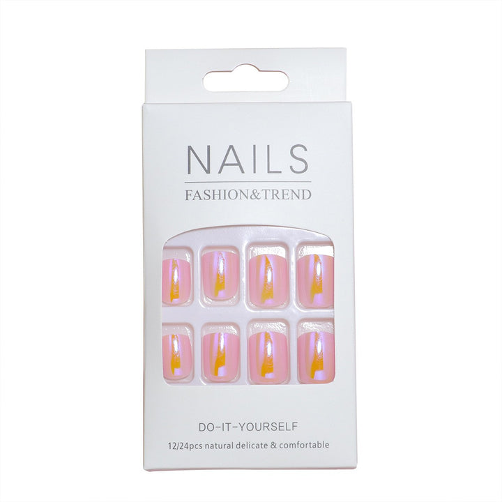 Premium Glänzende Press-On Nageltips Karnz