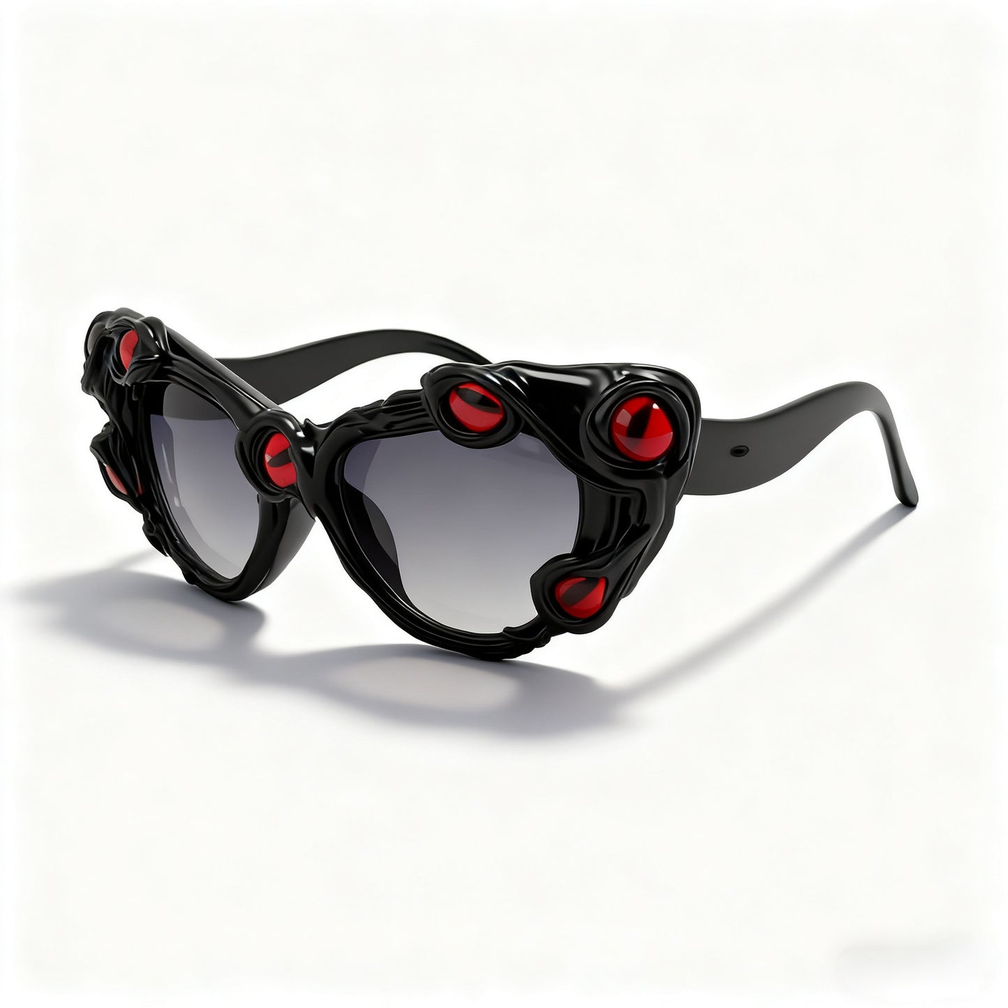 Damen Statement-Sonnenbrille mit extravaganten Verzierungen Karnz