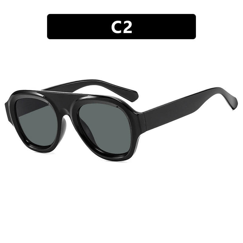 Damen oversized Sonnenbrille mit modernem Design und UV-Schutz Karnz