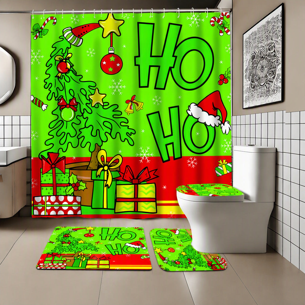 Festliches Weihnachtsbaddekor-Set Karnz