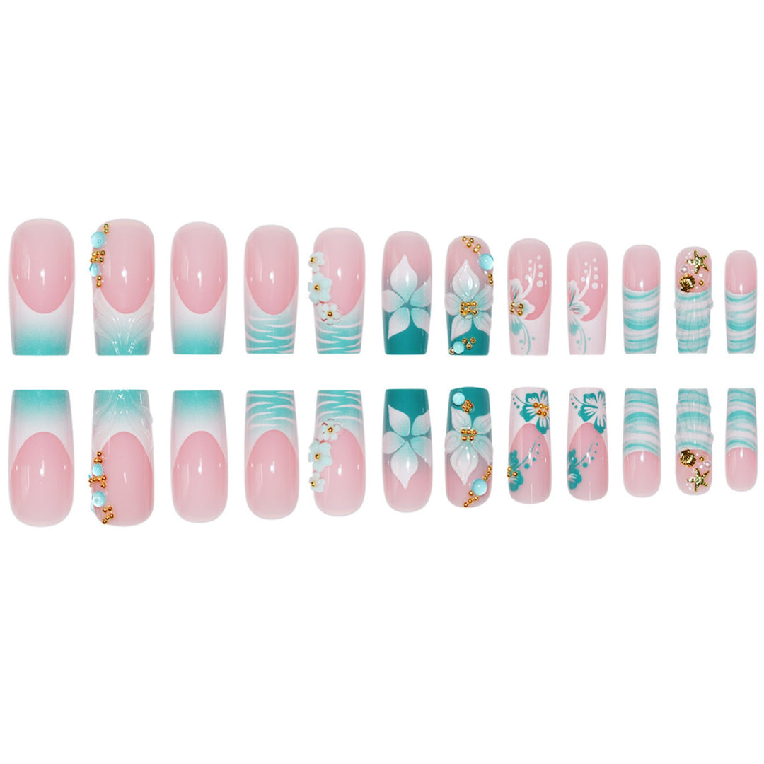 Floral Art Press-On Nails Karnz