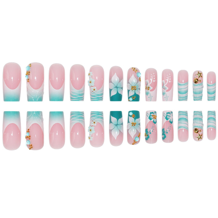 Floral Art Press-On Nails Karnz