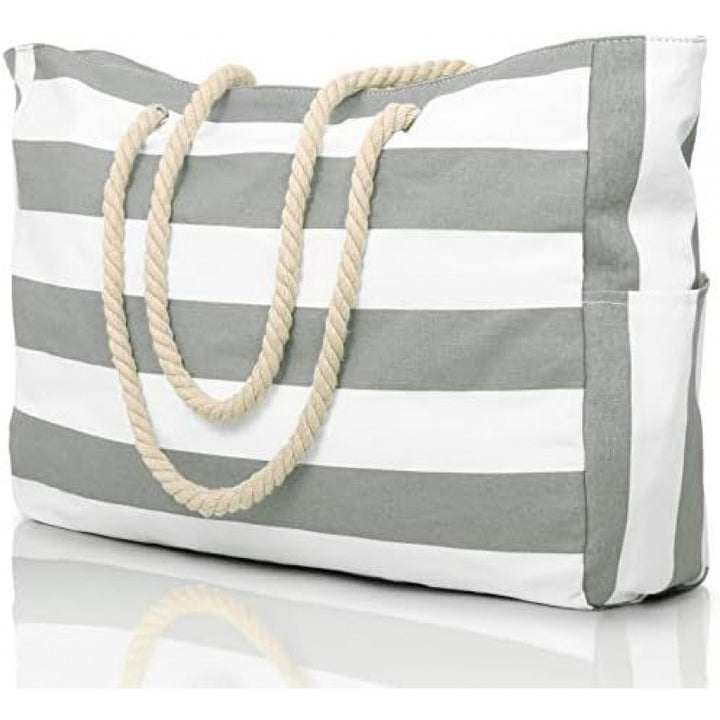 Strandtasche mit Praktischem Außentasche Karnz