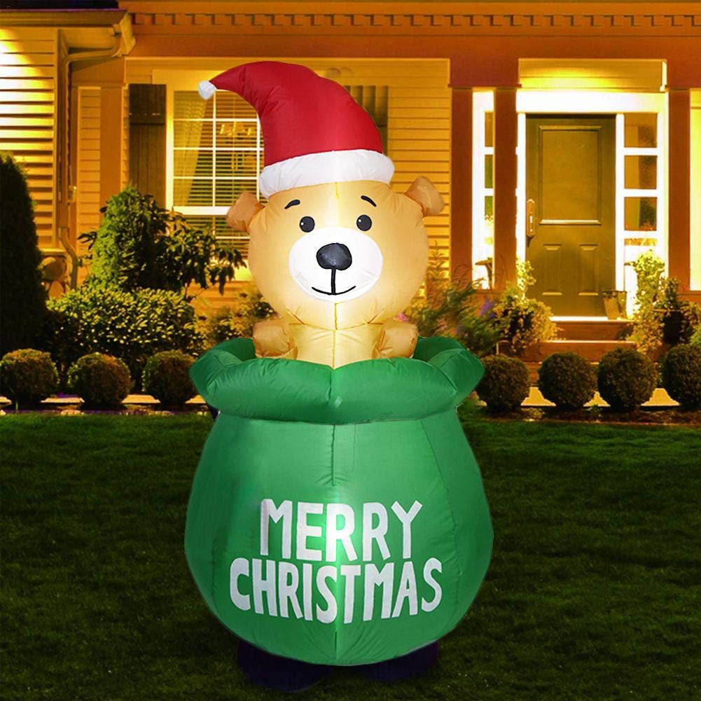 Aufblasbare Weihnachtsbären-Dekoration