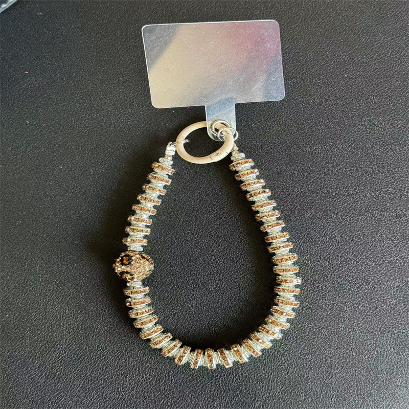 Stylischer Perlen-Schlüsselanhänger Halter Karnz