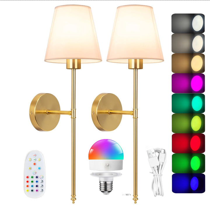 Moderner minimalistischer Wandlicht