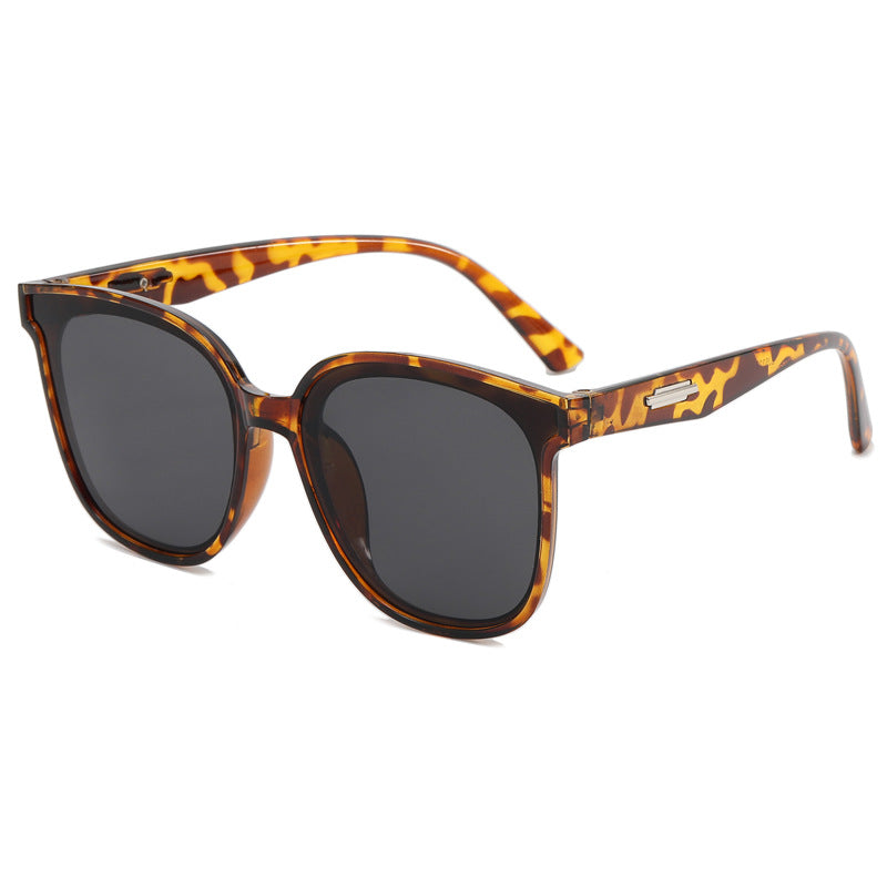 Damen modische oversized Sonnenbrille mit kombiniertem Rahmen Karnz