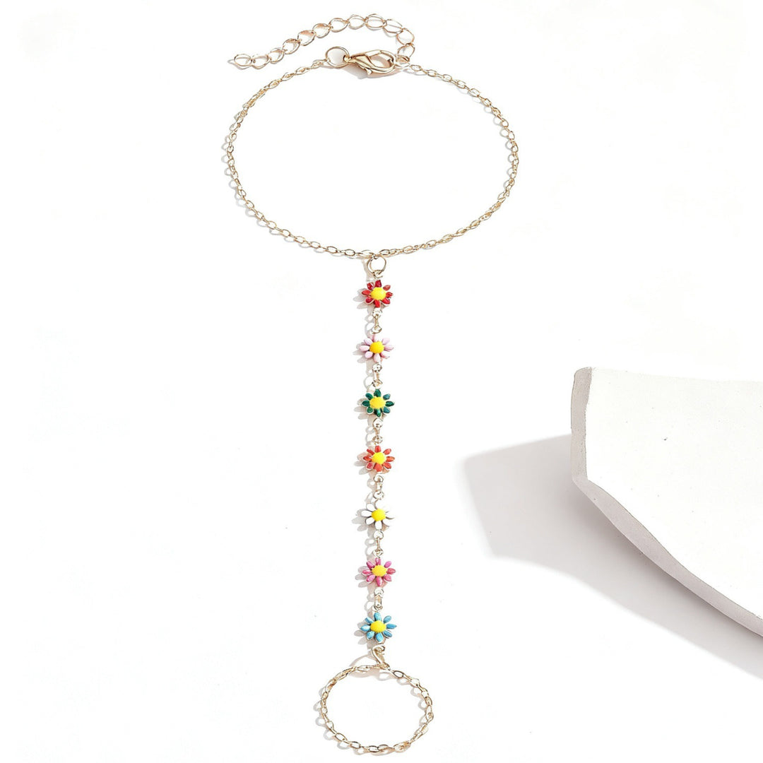 Buntes Edelstein Charme Armband Karnz