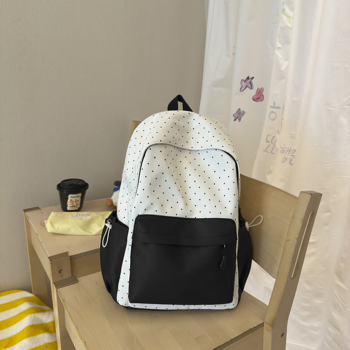 Polka Dot und Einfarbiger Rucksack Karnz