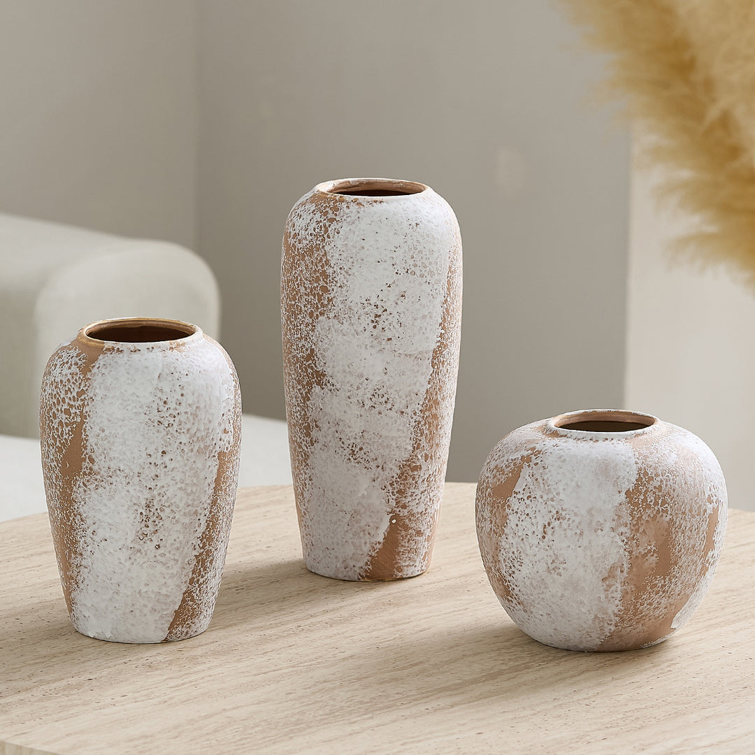 Elegante Keramikvase im skandinavischen Stil Karnz