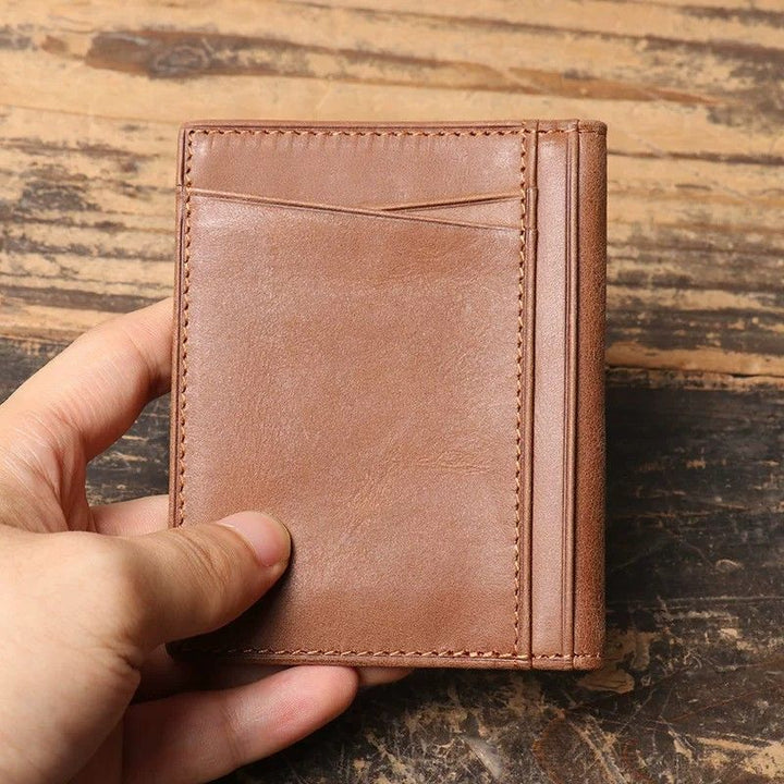 Premium Leder Minimalistischer Kartenhalter