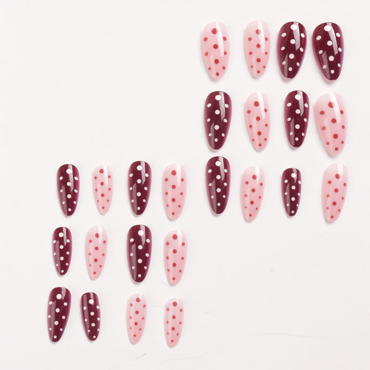 Polka Dot Nagelkunst Design Karnz