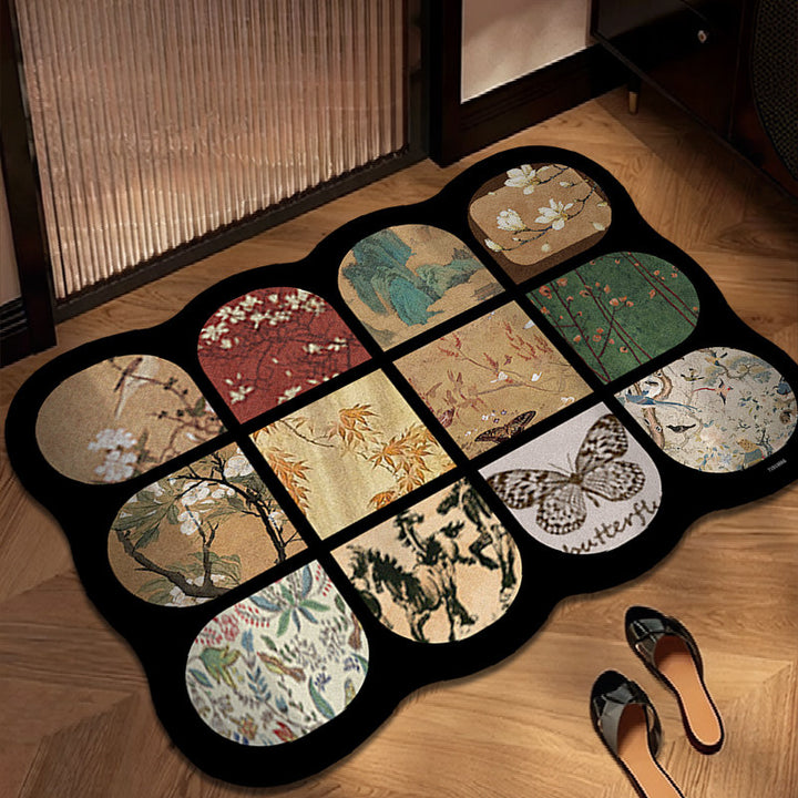 Vintage-inspiriertes dekoratives Teppich