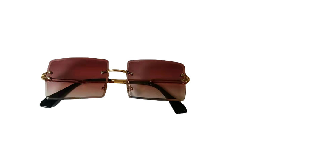 Moderne geometrische Rahmen-Sonnenbrille Karnz