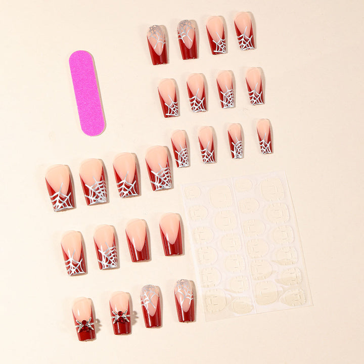 Spooky Spider Web Gel Nagelverlängerungen Karnz