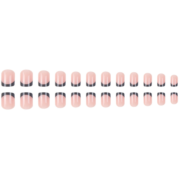 Elegante French Tip Nagelkunst Karnz