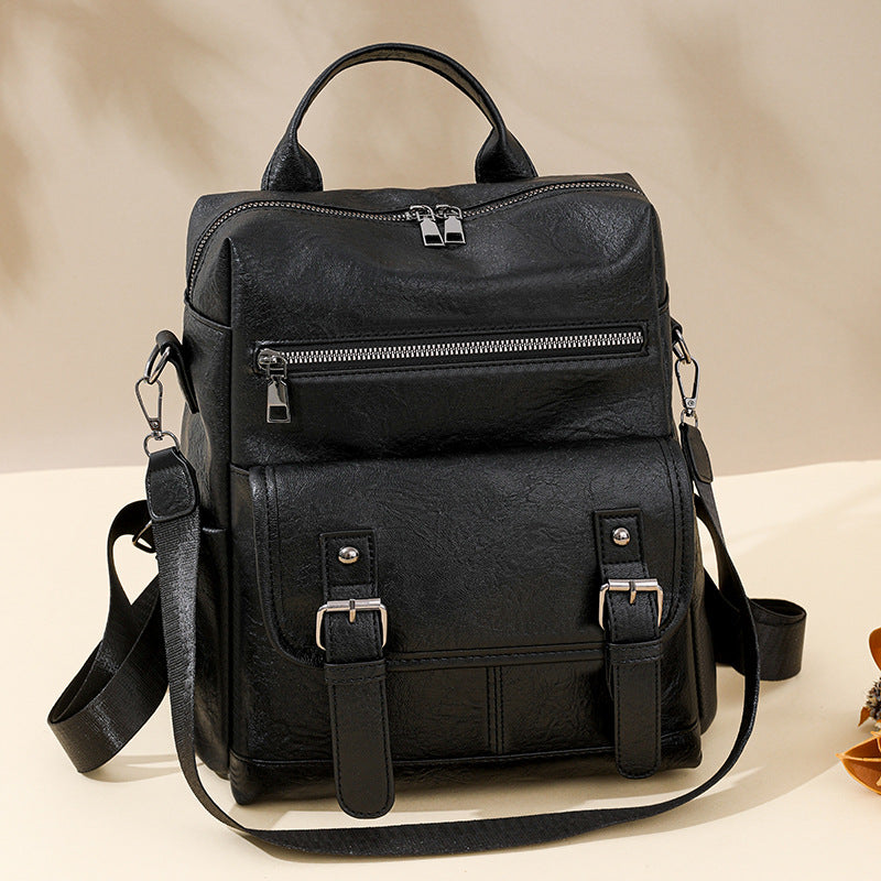 Vintage Leder Rucksack Karnz