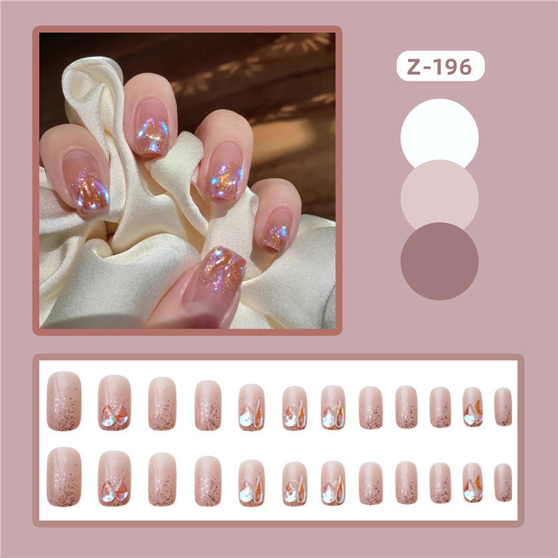 Glitzerndes Press-On Nagelkunst Set Karnz