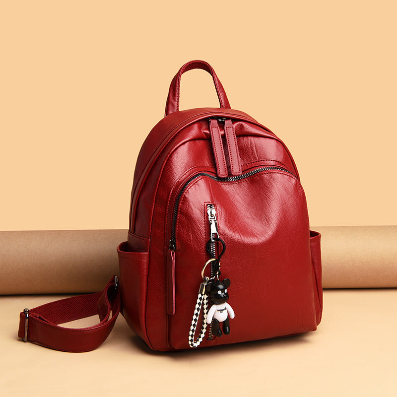 Eleganter Leder-Rucksack Karnz