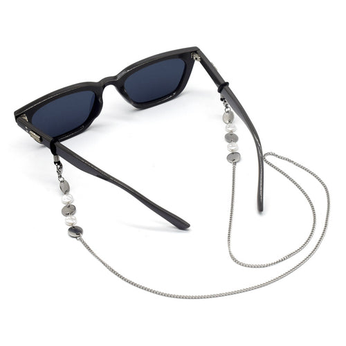 Eleganter Metallic Ketten-Brillenhalter Karnz