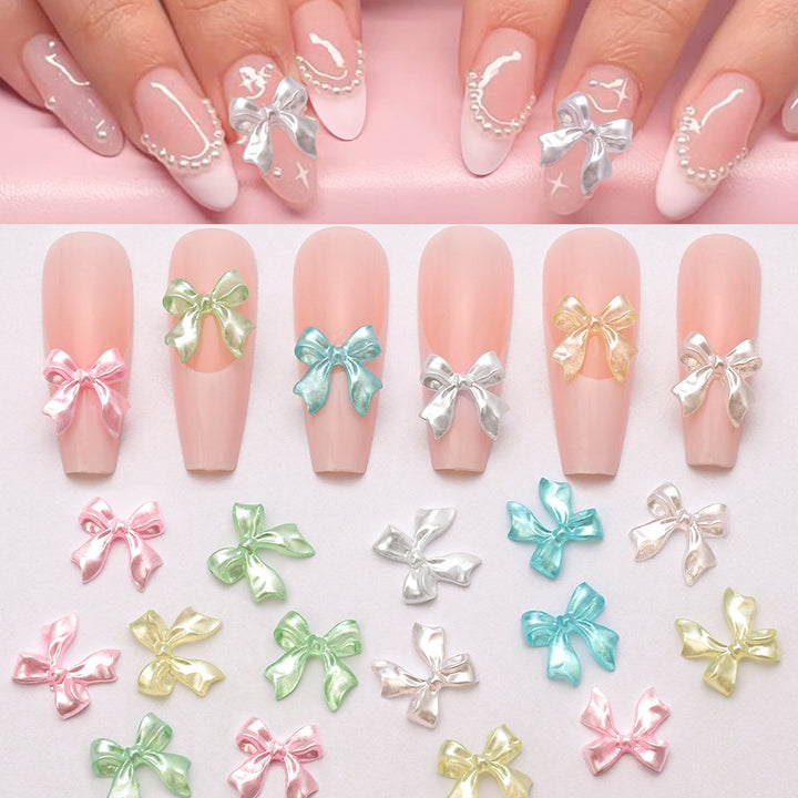 Dekorative Nagelkunst Blatt-Charms