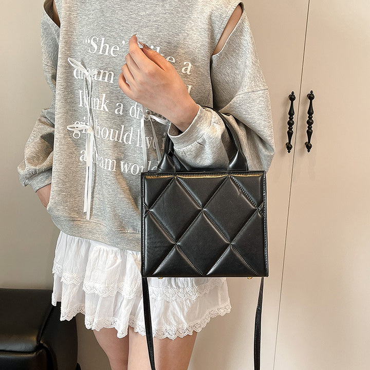 WoQuilted Kunstleder Handtasche Karnz