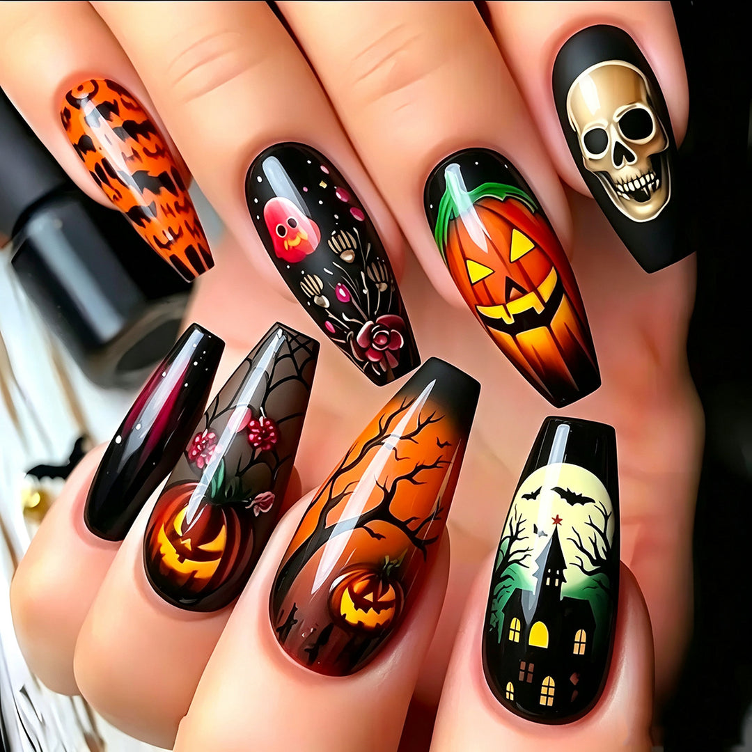 Halloween Kunstnägel Karnz