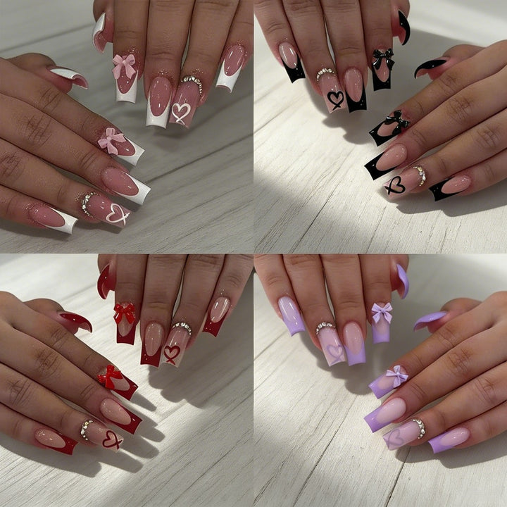 Stylisches langlebiges Press-On-Nagelset