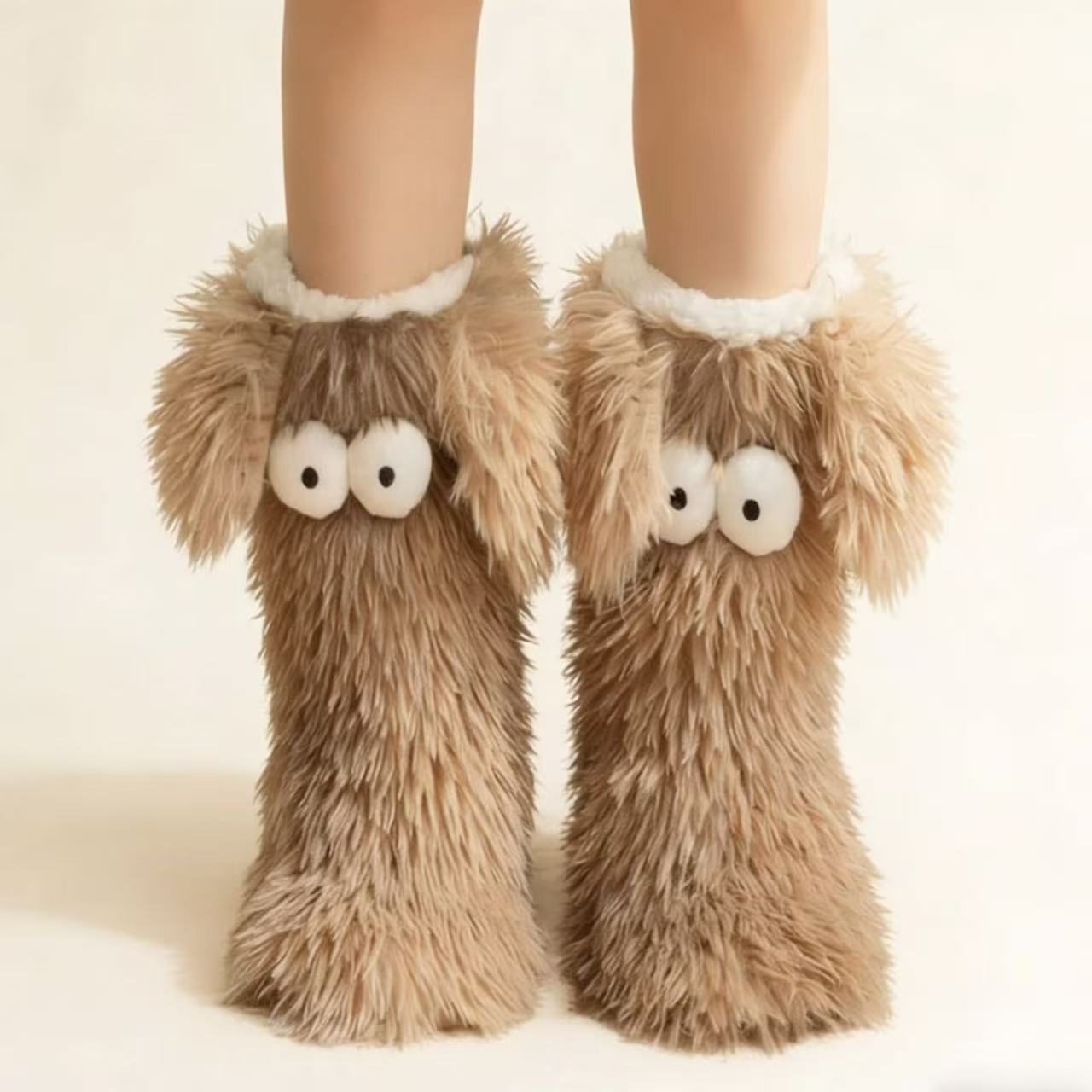 Damen Kuschelsocken mit tierischem Design Karnz