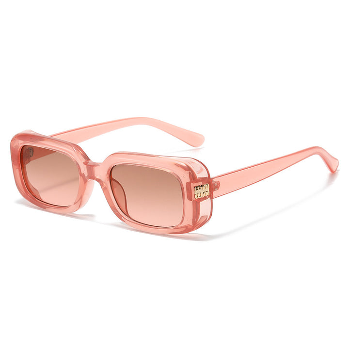 Fette Rechteck-Rahmen-Sonnenbrille Karnz