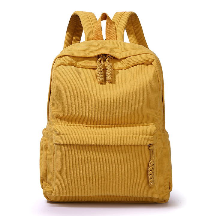 Lässiger Corduroy Rucksack Karnz