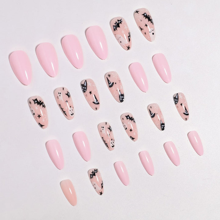 Halloween-Themen Press-On Nagelkunst Karnz