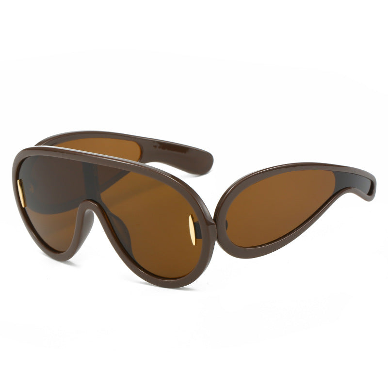 Damen fashion-forward Sportsonnenbrille Karnz