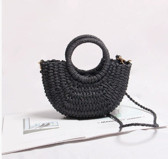 Damen Handtasche mit geflochtenem Design Karnz