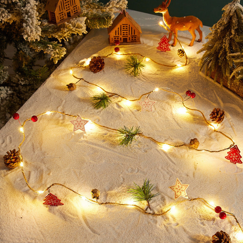 Dekorative Weihnachtslichterkette Karnz
