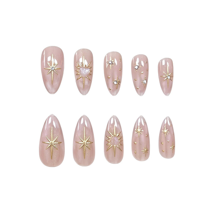 Künstlerische Stiletto Nagelkunst Karnz