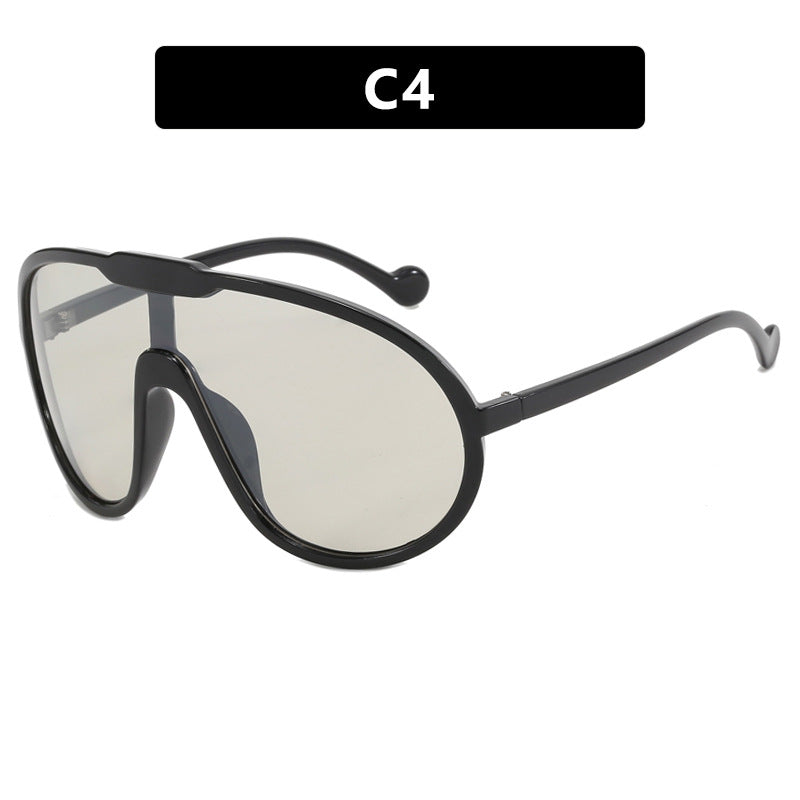Damen visierähnliche Sonnenbrille Karnz