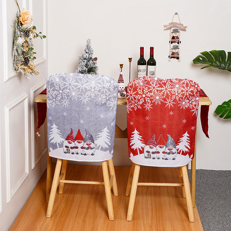 Festliche Stuhlüberzüge mit Weihnachtsmotiven Karnz