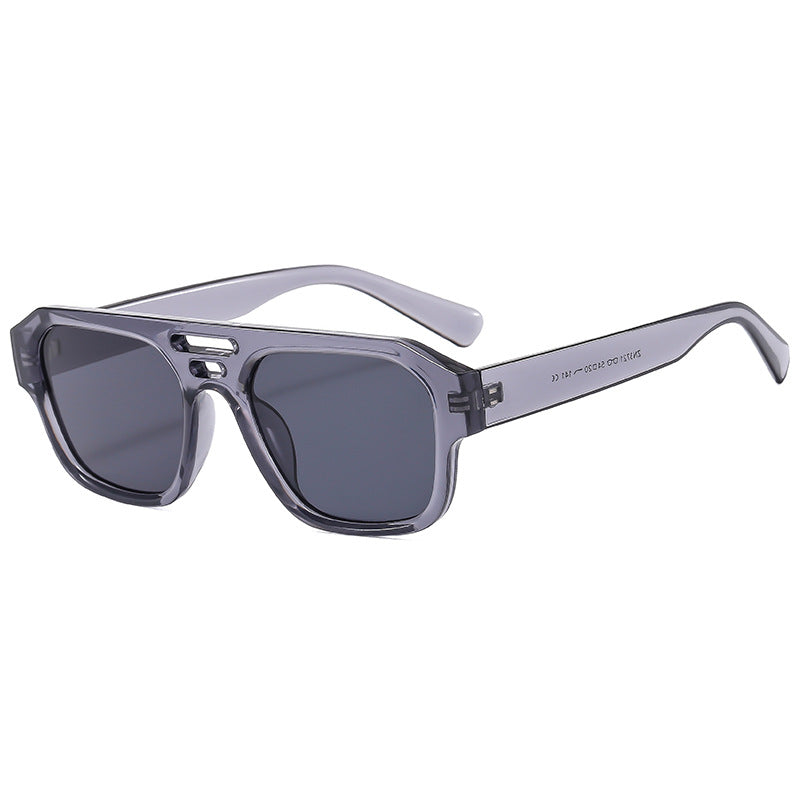 Damen Modische Sonnenbrille mit kantigem Design und UV-Schutz Karnz