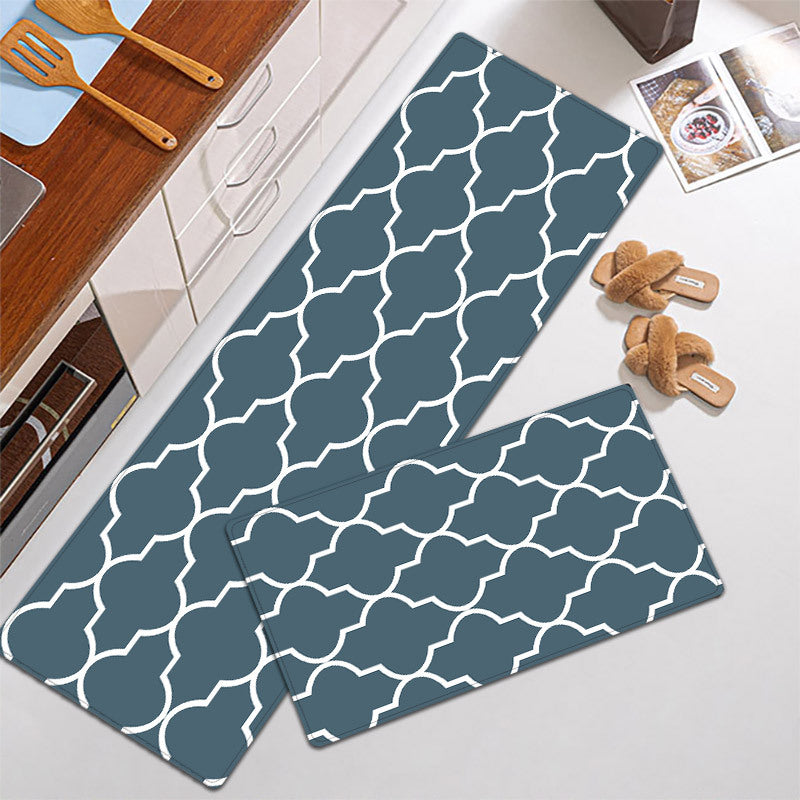 Elegante Texturierte Küchenmatte Set Karnz