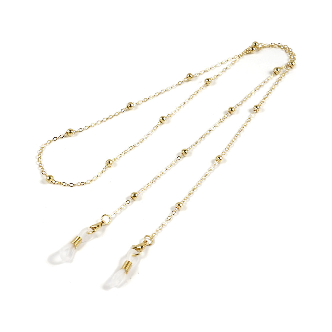 Elegante Perlen Brillen Kette Karnz