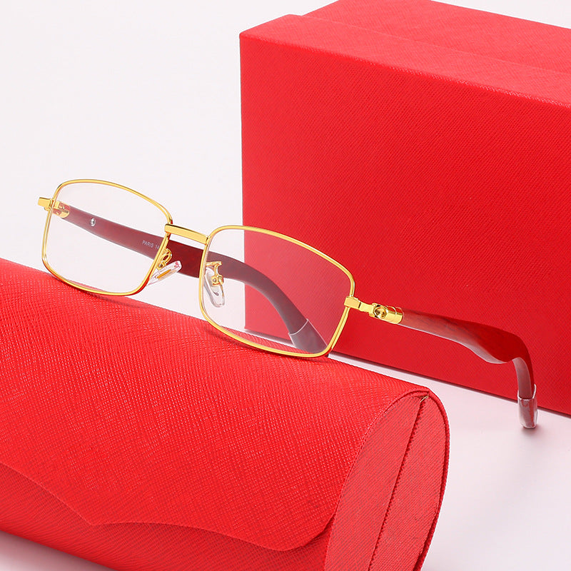Damen modische Sonnenbrille mit luxuriösem Metallrahmen und UV-Schutz Karnz