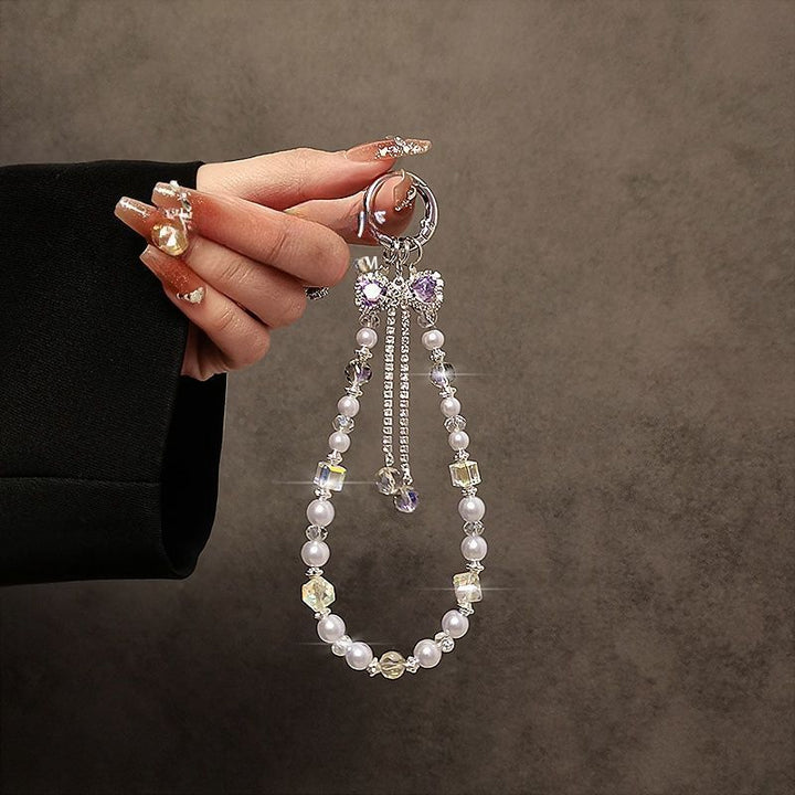 Elegante Multi-String Perlen Schlüsselanhänger Karnz