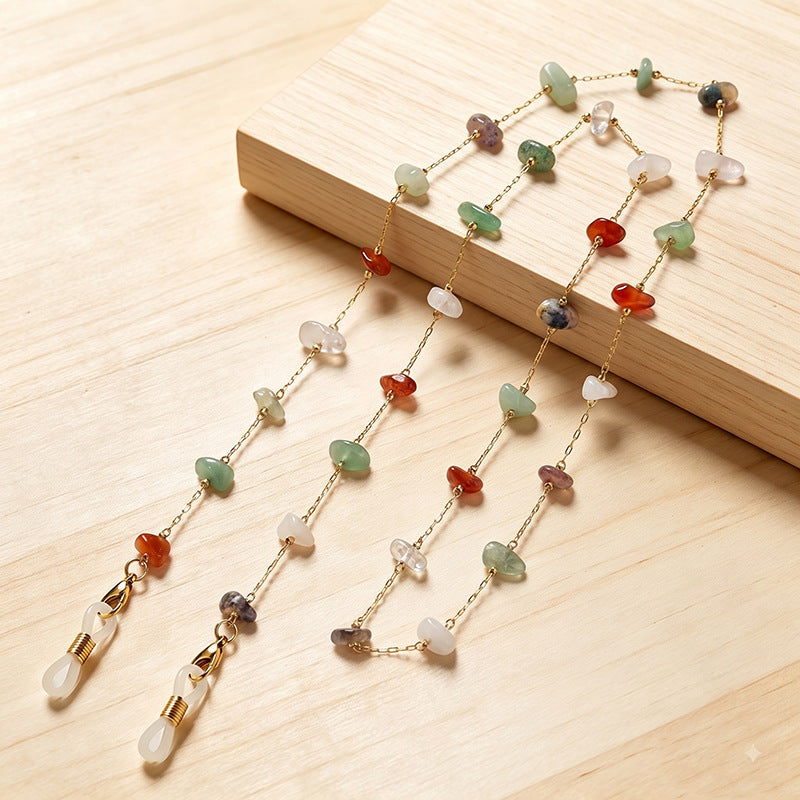 Multi-String Edelstein-Halskette Karnz